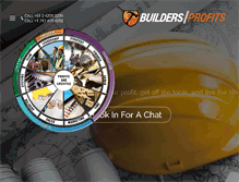 Tablet Screenshot of buildersprofits.com